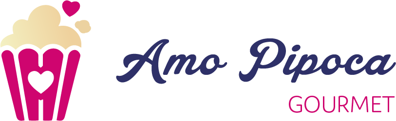 Logo Amo Pipoca Gourmet